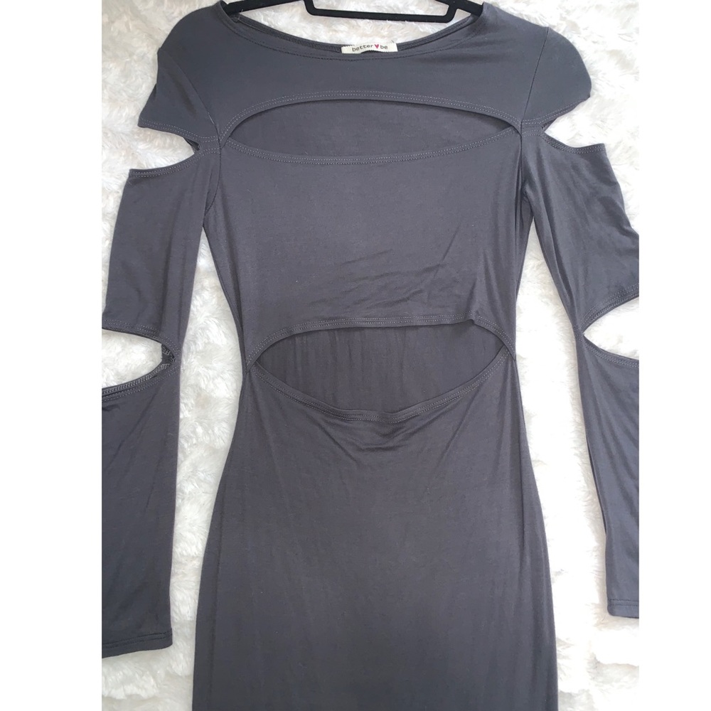 Long Sleeve Cutout Dress